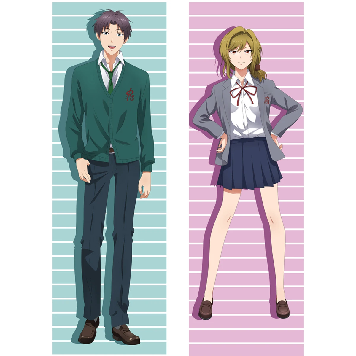 Seo Yuzuki Large Dakimakura Cover Anime Nozaki-kun Long Life Size Equal Body Pillow Case Customized Printed Waifu Gift