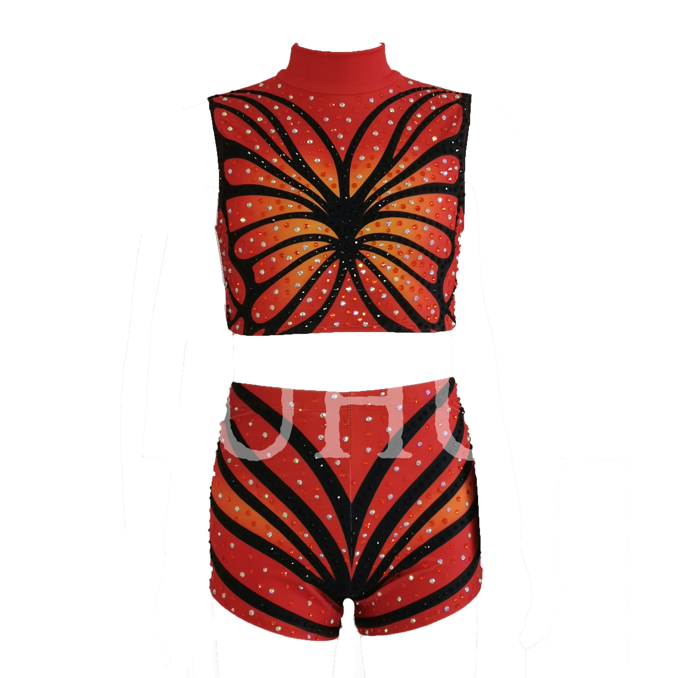 

LIUHUO Lyrical Dancing Dress for Performance Color Pole Skirt Factory Customize BD9147