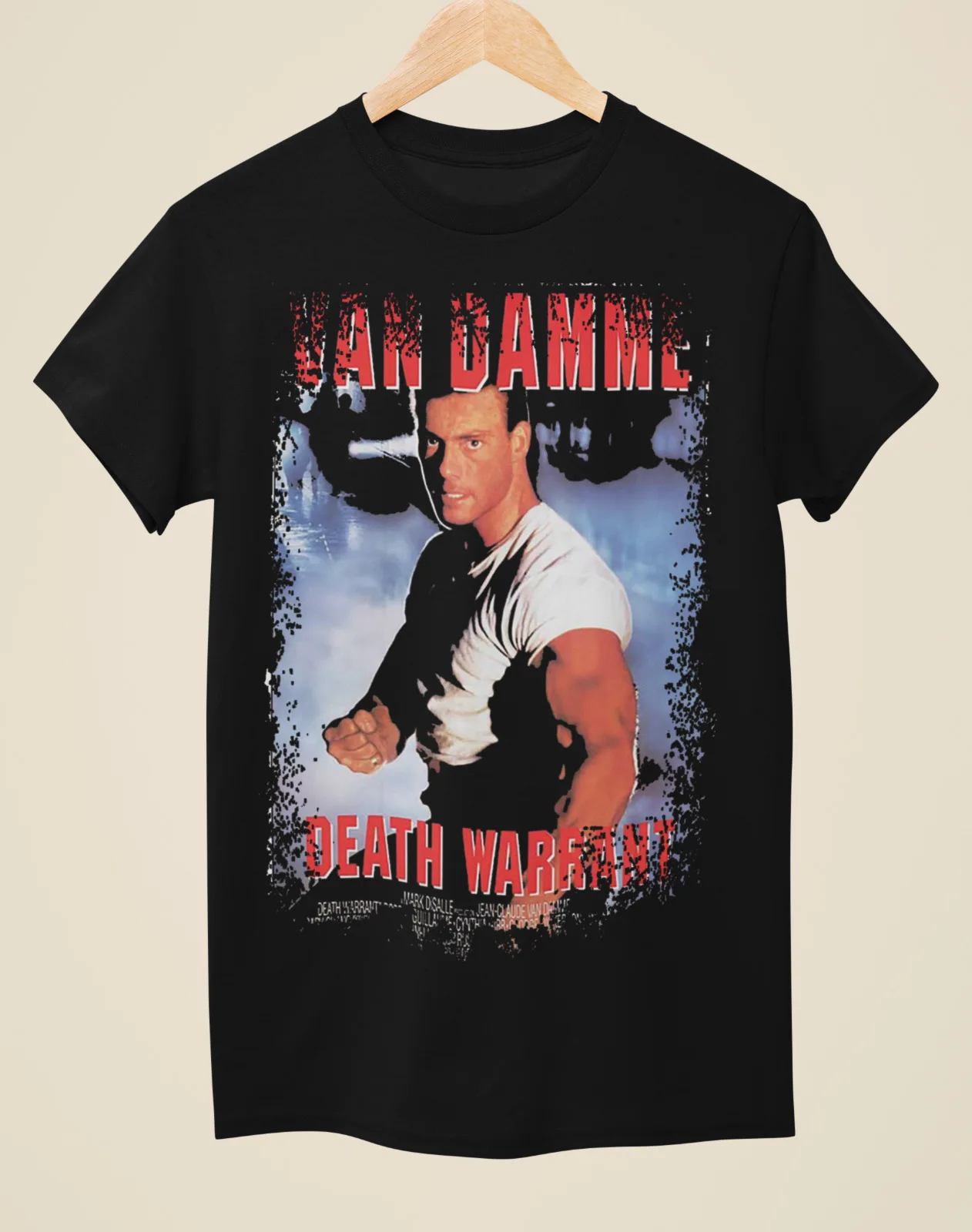 

Death Warrant - Movie Poster Inspired Unisex Black T-Shirt