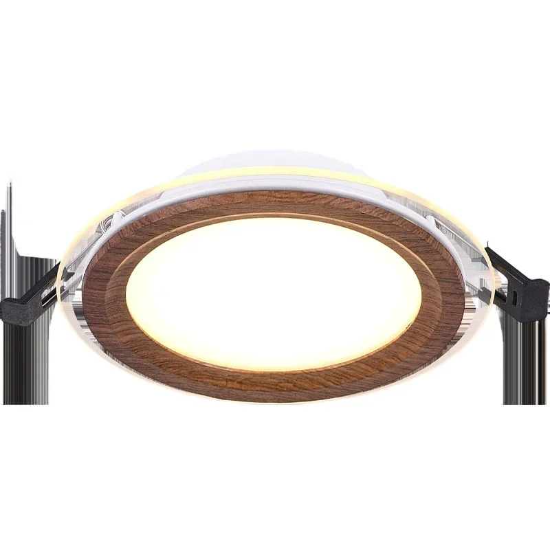 

New Chinese ceiling lamp downlight embedded concealed spotlight living room aisle light bedroom without main