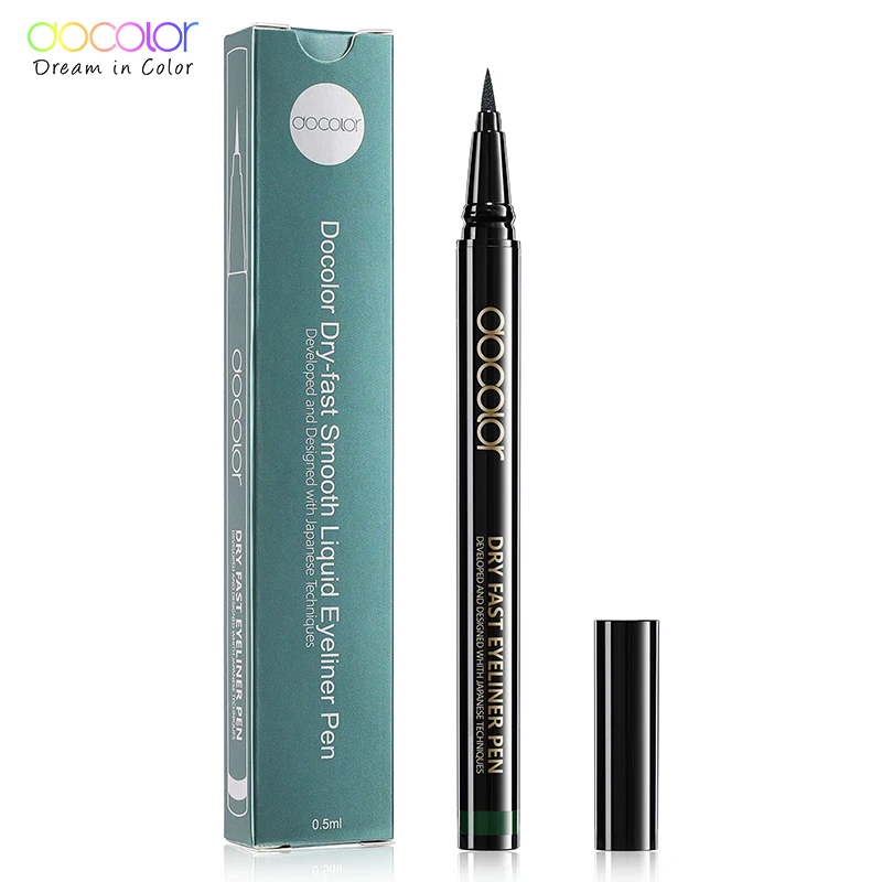 Docolor 5 Colors Liquid Eyeliner Eye Make Up Super Waterproof Long Lasting Eye Liner Easy to Wear Eyes Makeup Cosmetics Tools