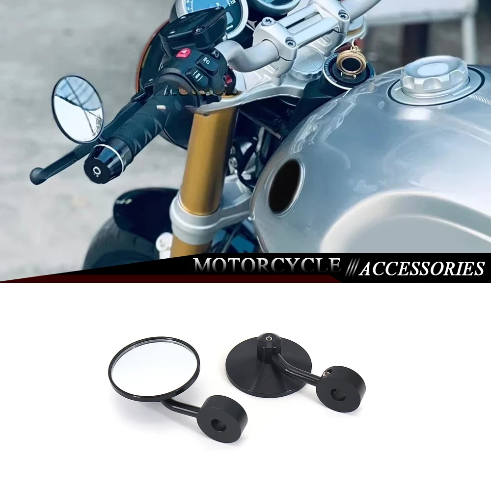 For BMW RnineT R Nine T R9T Scrambler Racer Pure Urban Motorcycle Handlebar Mirrors Anti-glare Mirror Rearview Mirrors