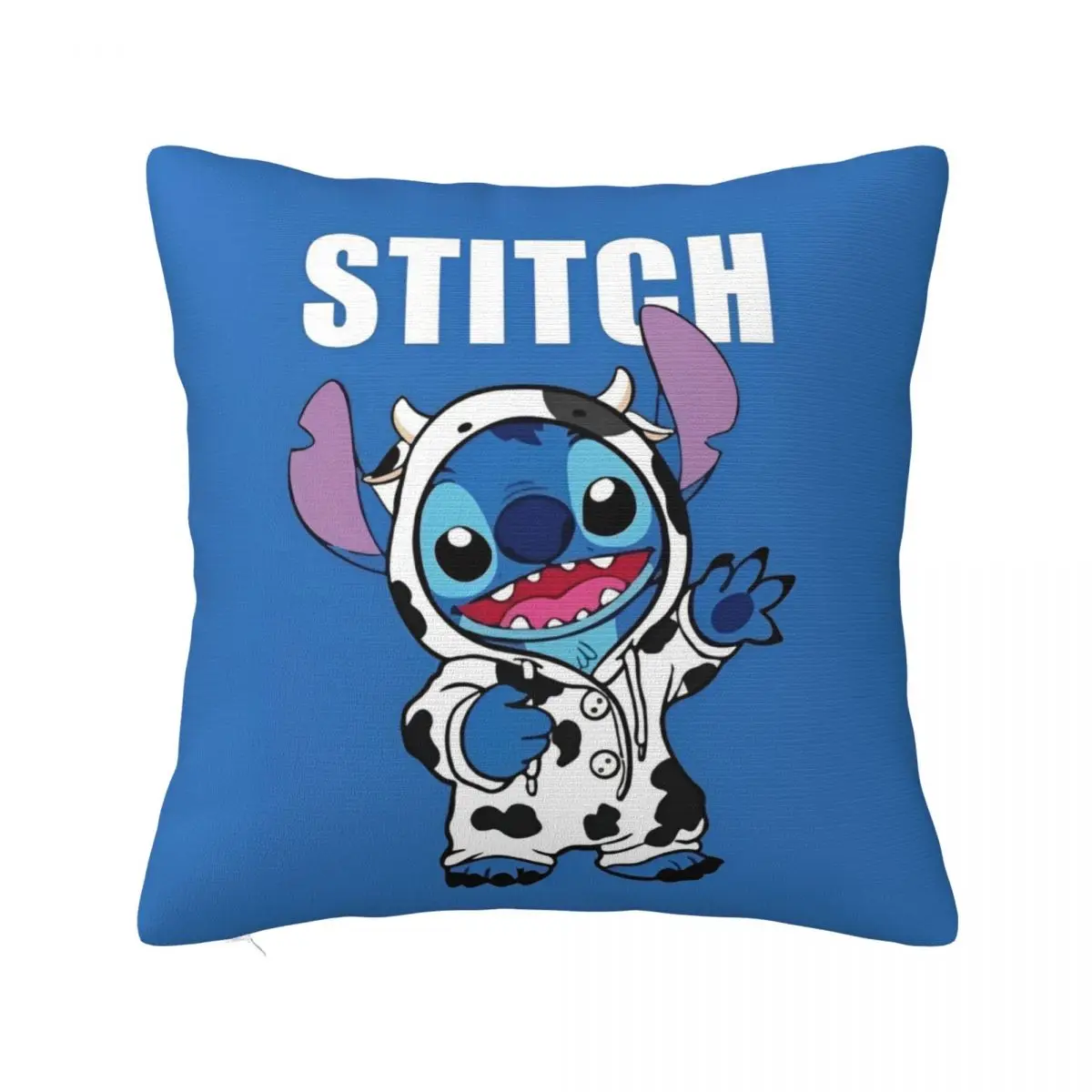 Decorative Pillowcase Kawaii Stitch Cow Costume Merchandise Home Pillow Case Cover Square Style Multi Size Dropshipping