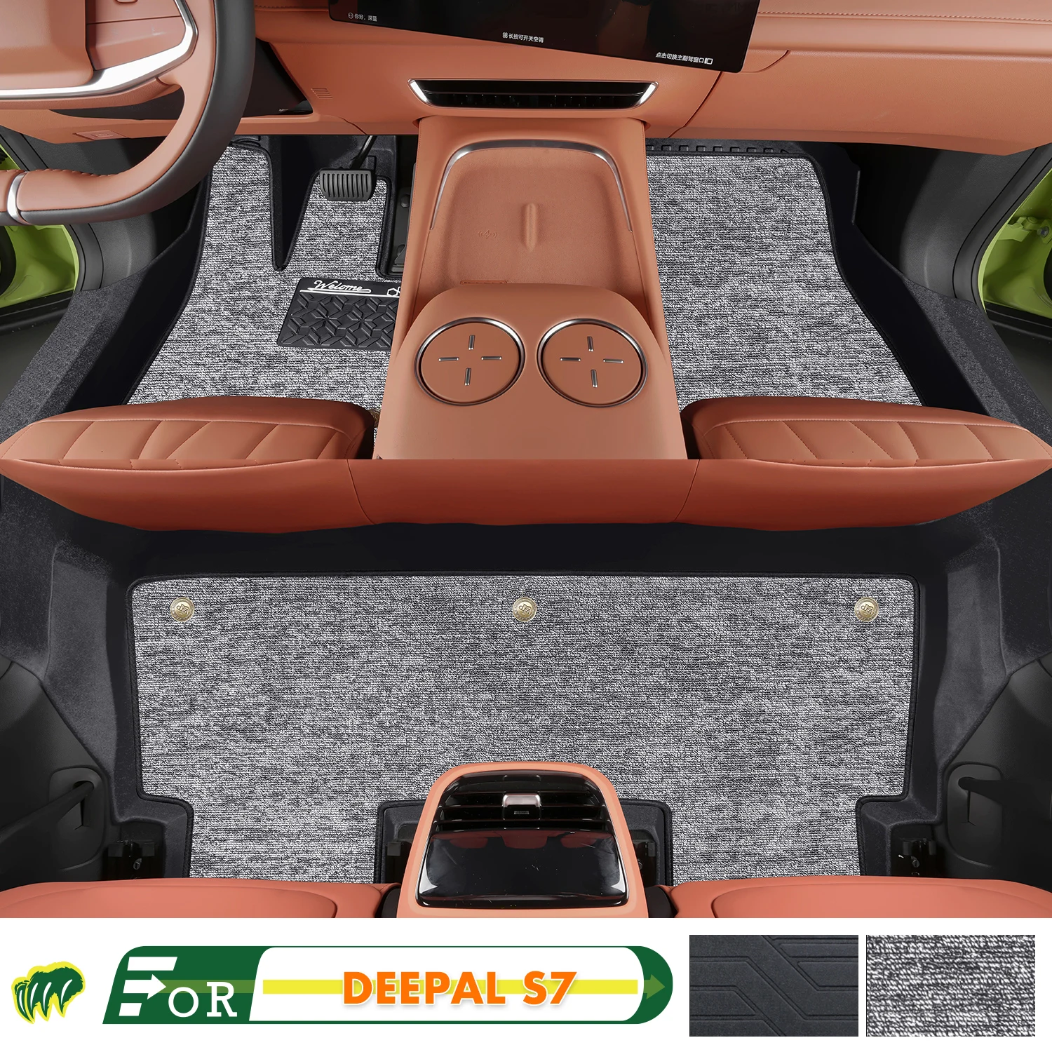 

Left-hand Drive Car Floor Mat For Changan DEEPAL S7 2023-2024 Full Surround Foot Mat Automotive Floor Mat Interior Floor Liner