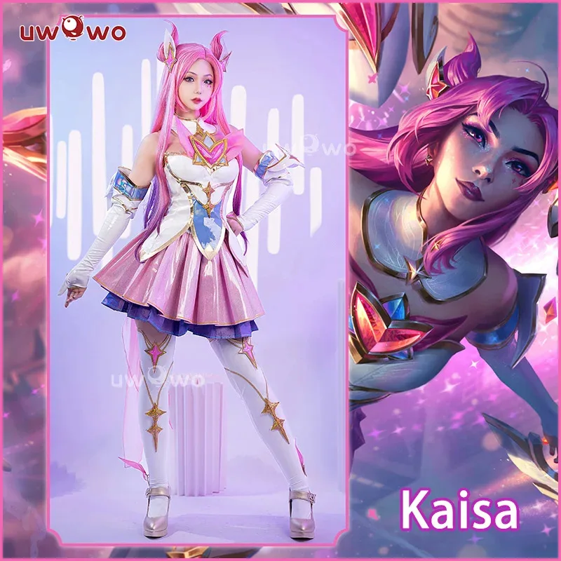 IN STOCK UWOWO Star Guardian Kaisa Cosplay League of Legends/LOL: Star Guardian Kai'Sa SG Costume Ahri Akali Halloween Costumes