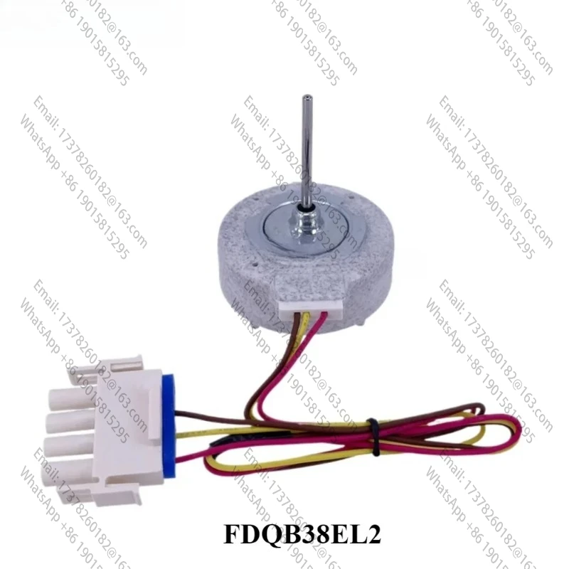 Novo motor de ventilador de refrigeração para geladeira dc12v 2.7w fdqb38el2 peças de freezer e radiador de geladeira