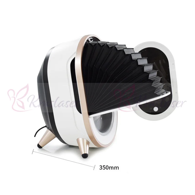 プロフェッショナルミラー 3D Visia スキンアナライザーマシン UV カメラスキャナ顔分析顔診断装置ポータブル分析