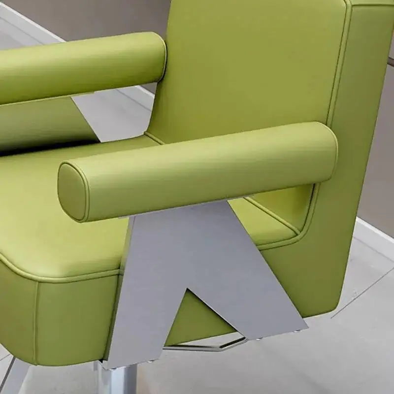 

Chair Personalized Barber Square Luxury Professional Mat Fashionable Armrest Chair Swivel Advanced Cadeira Salon Furniture