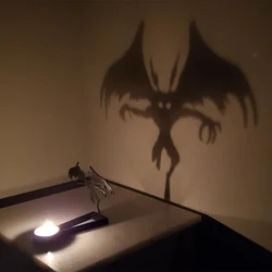 Funny Candle Holder Table Decoration Innovative Shaow-Candle Holder For Bedroom Decor