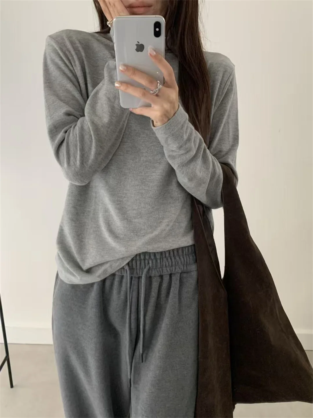 

ine Winter New Arrival Soft Cozy Slim Fit f High Collar Floing Inner Wear Base irt Multi Color Simple Comfortable