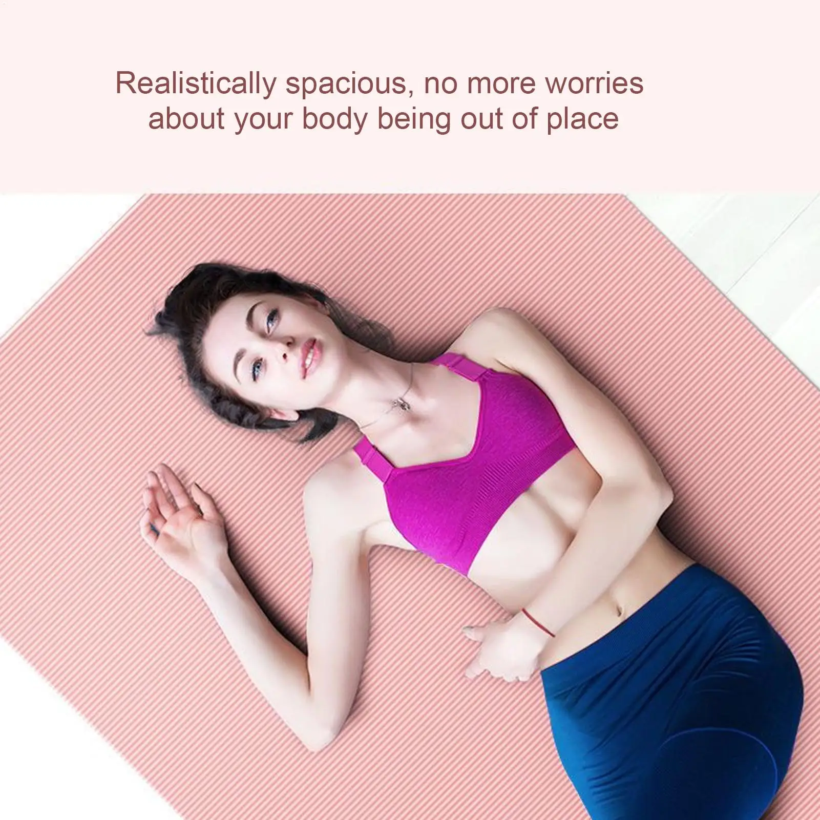 سميكة اليوغا حصيرة 15 مللي متر ممارسة الوسادة معدات تجريب اليوغا تجريب حصيرة مع حمل الرافعة للنساء الرجال بيلاتيس الطابق تمتد #5