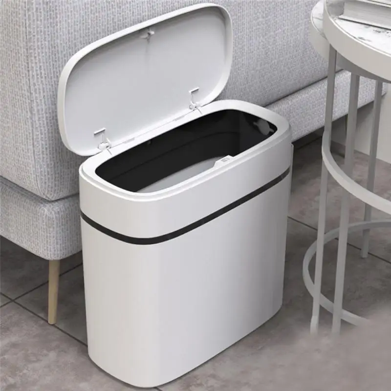 Push-type Trash Can Waterproof Penetration Flip Protection High Quality 3 Capacities Open The Lid In About 0.3 Seconds