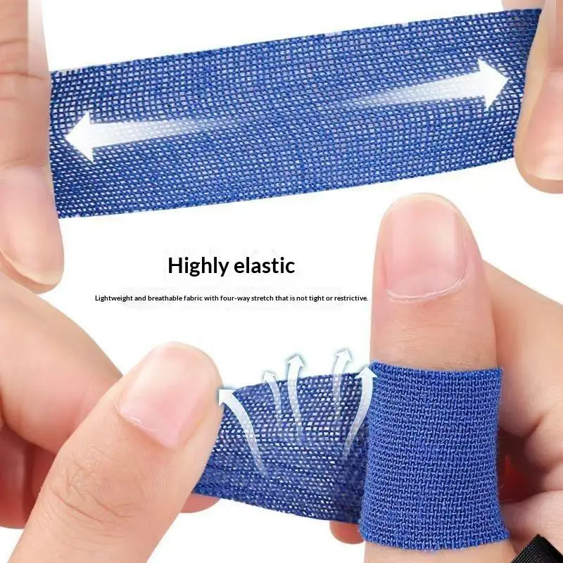 10 Stück elastisches Sport-Fingerschutzband, Bowling-Daumenstützpolster, Anti-Reibungs-Fingerwickel, schützende Pflaster – Detail 1