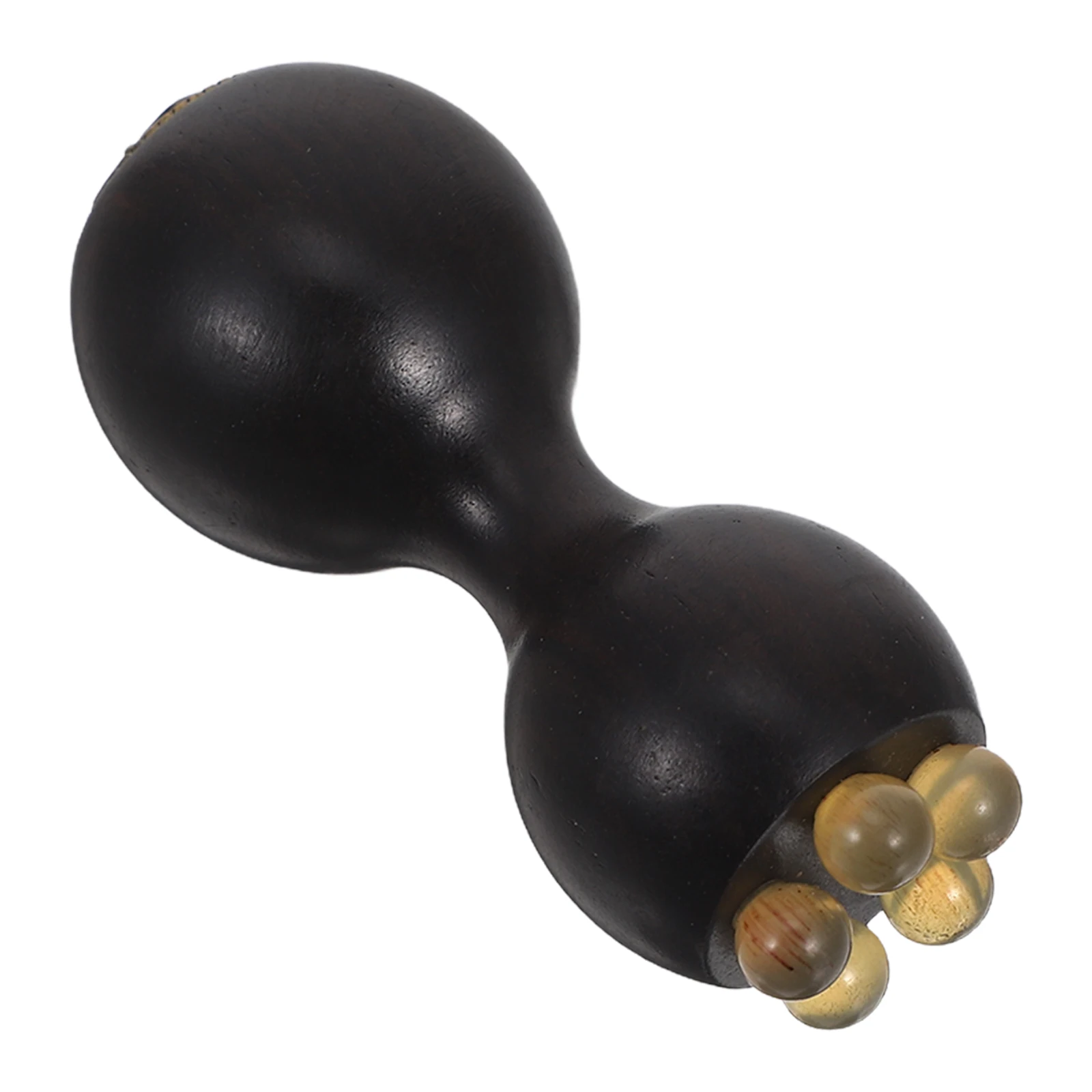 Manual Eye Massage Stick Sandalwood Wood Acupressure Tool for Under Eye Puffiness Dark Circle Relief Portable Face Neck Beauty