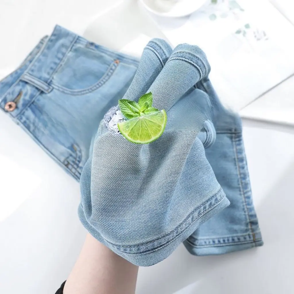 

Women's High-Waisted Lyocell Tencel Denim Wide Leg Jeans Summer Thin Ice Silk Drape Straight-Leg Floor-Mopping Pants