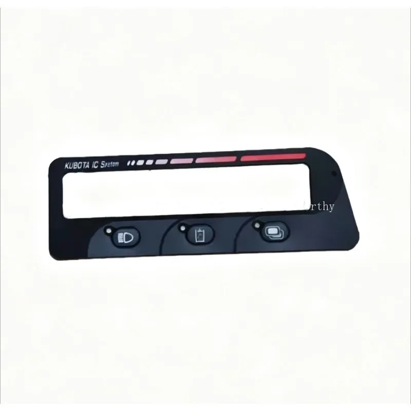 Suitable for 1PC Excavator LCD Monitor Sticker Decal For KX135 KX155 U30 Digger Replacement Parts