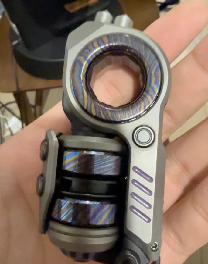 

Б/у EDC Gobigger Titanium Aurora zircuti fidget слайдер Декомпрессионные игрушки