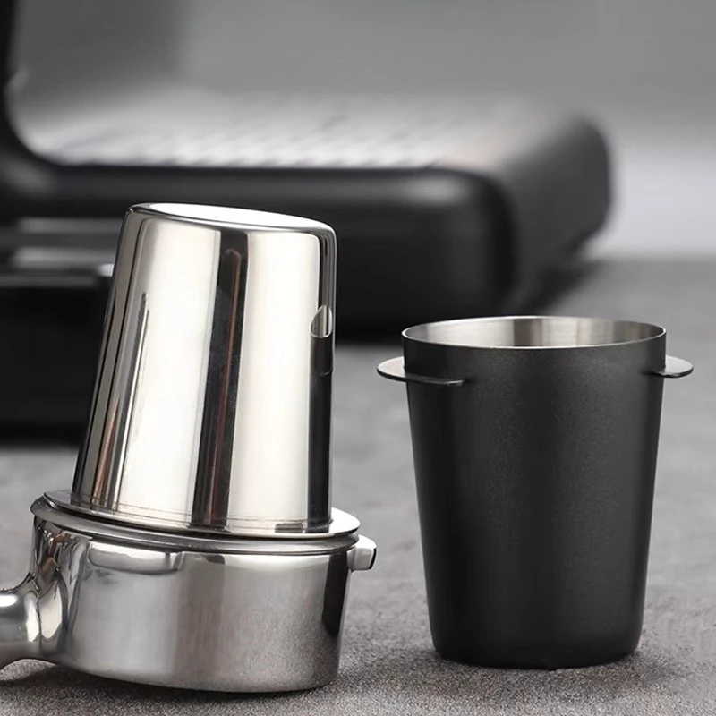 51/53/58MM Espresso Dosing Cup Stainless Steel Coffee Dosing Cup for Espresso Machine Wear Resistant Stainless Steel Coffeeware view 5