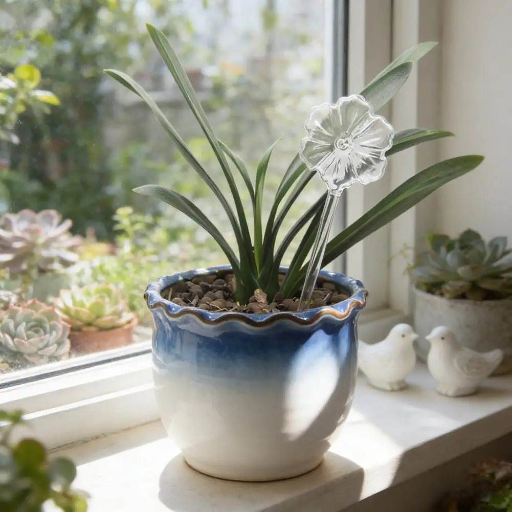 Automatic Plant Waterer Indoor Plant Watering Tool Outdoor Plant Waterer Slow Release Watering Bulb Plants Hydration Device