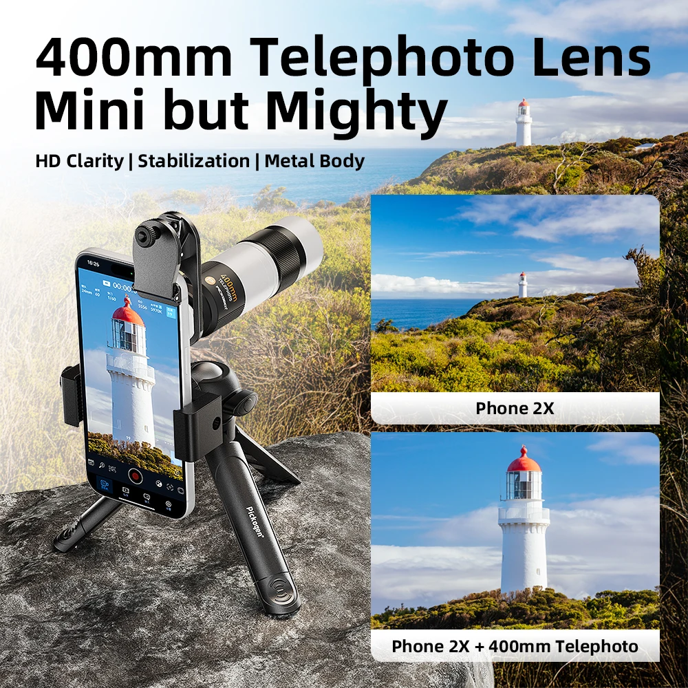PICKOGEN 400mm 휴대폰 망원 렌즈 망원경 줌 - Photography Kit Vivo X200 Pro 리뷰 및 가격