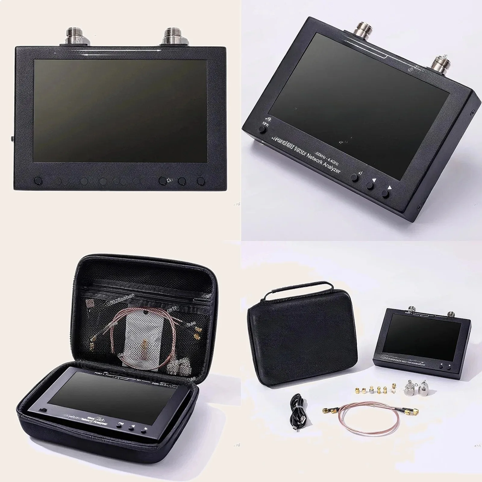 SV4401A 4 Inch LCD 50KHz-4.4GHz HF VHF UHF Antenna Analyzer Vector Network Analyzer VNA Tester
