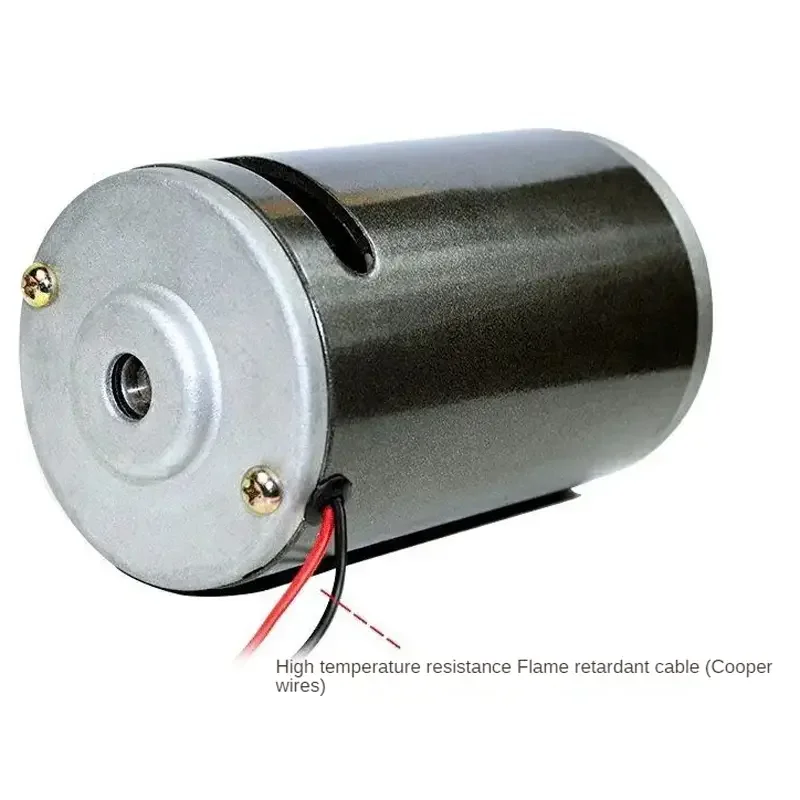 77MM DC 220V Bearing DC Motor 350W/680W High Speed CW/CCW  DIY Sand machine Lathe with Cooling Fan