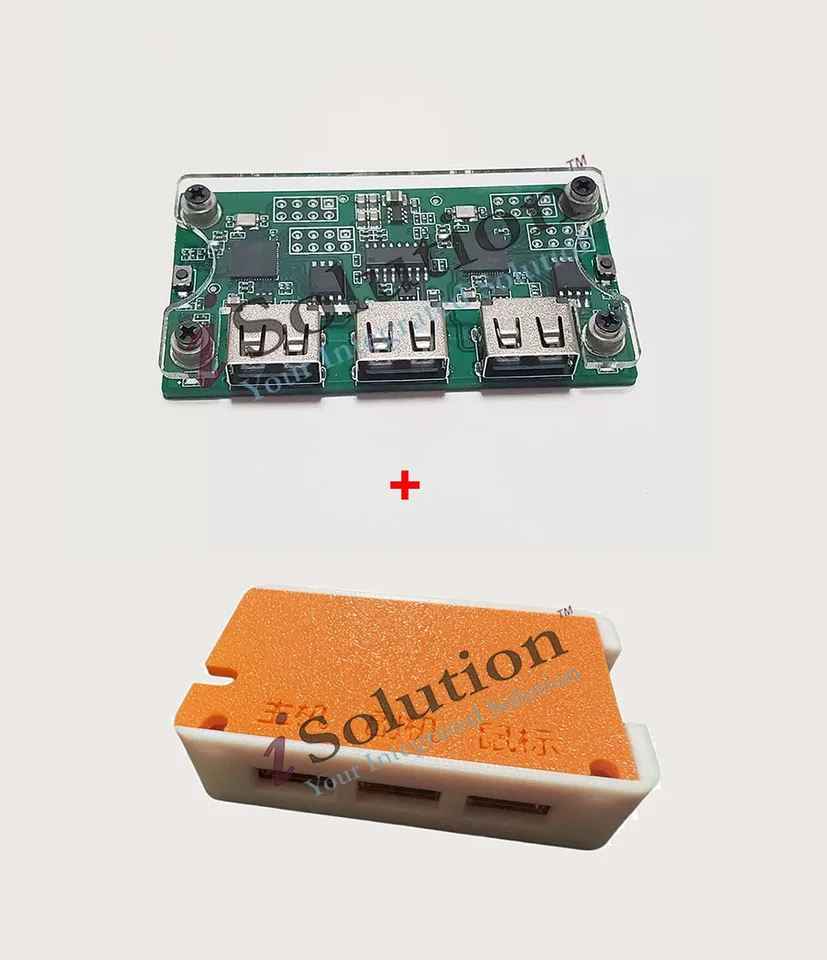 MAKCU with a 3D Shell & Cables ESP32 S3 x 2 Development Board DMA