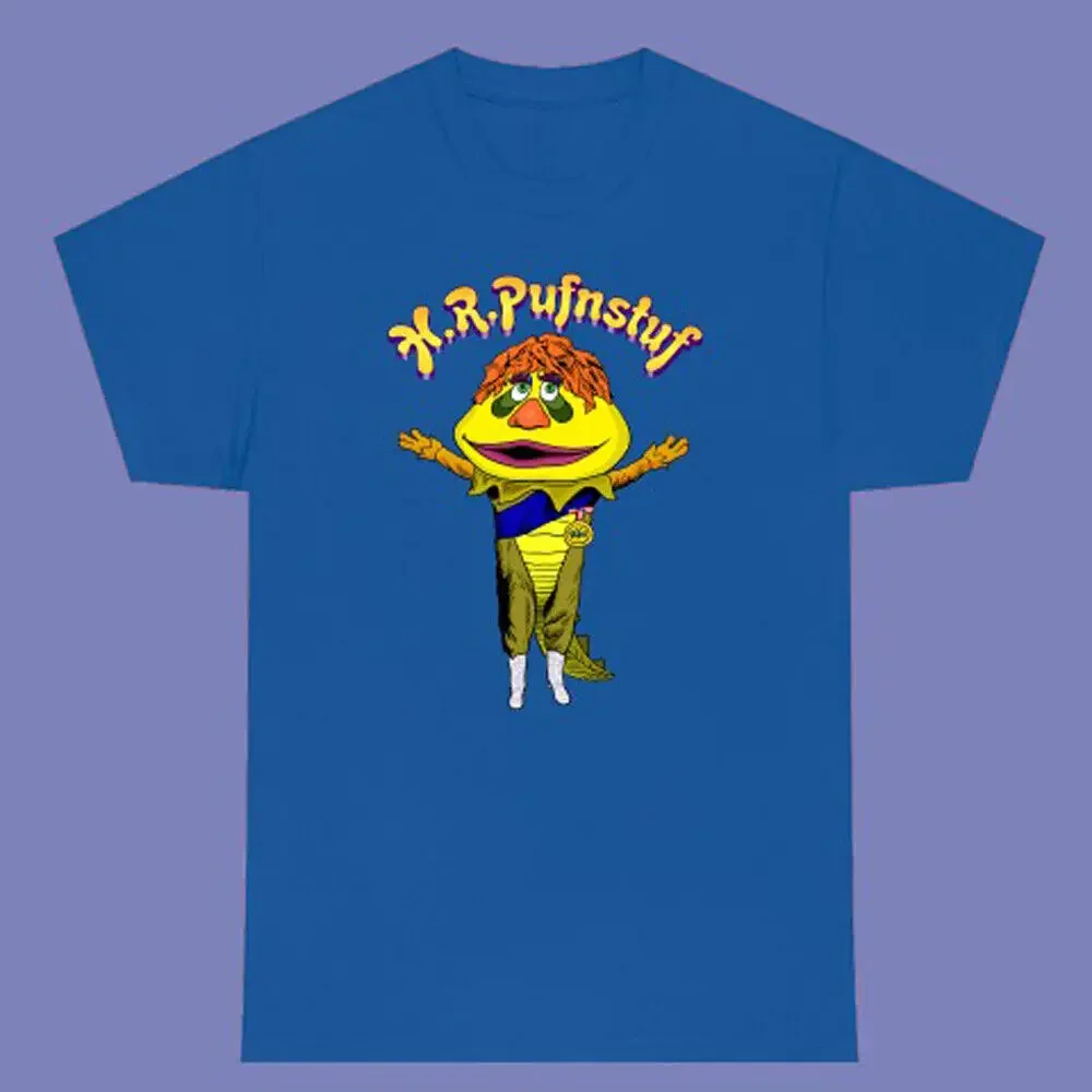 H R Pufnstuf Classic Children TV Show Men's Blue T shirt Size S 3XL