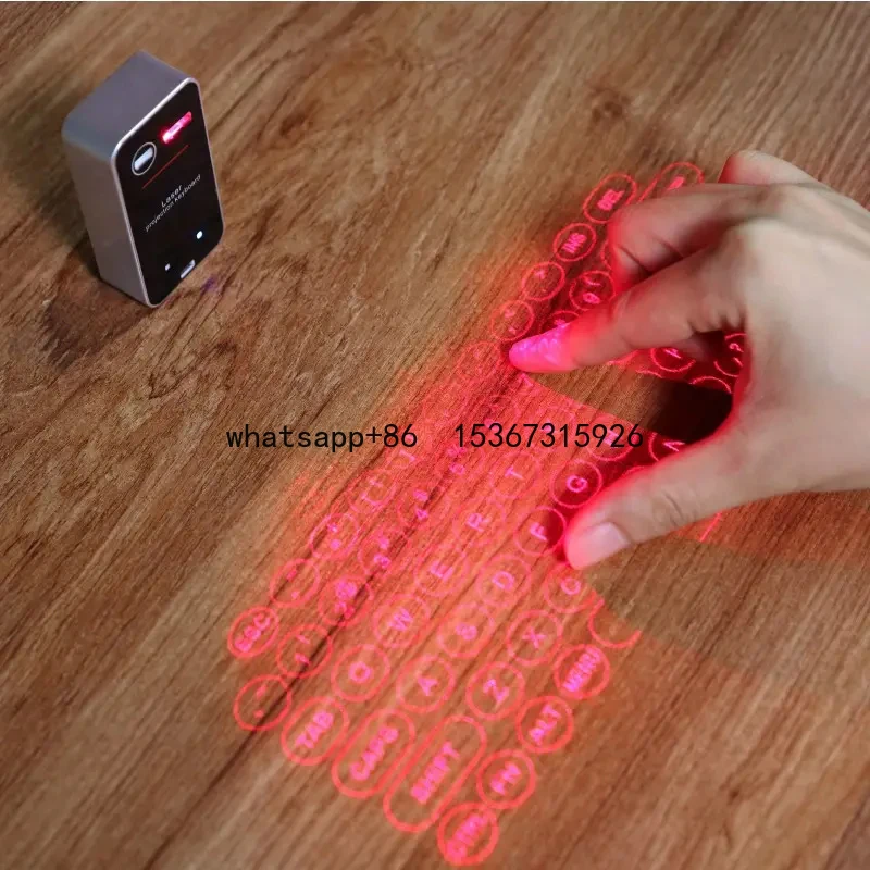 

Dropshipping Laser Projection Keyboard With Mouse Gesture Magic Virtual Keyboard Wireless BT for IOS Android Phone/Pc/Tablet