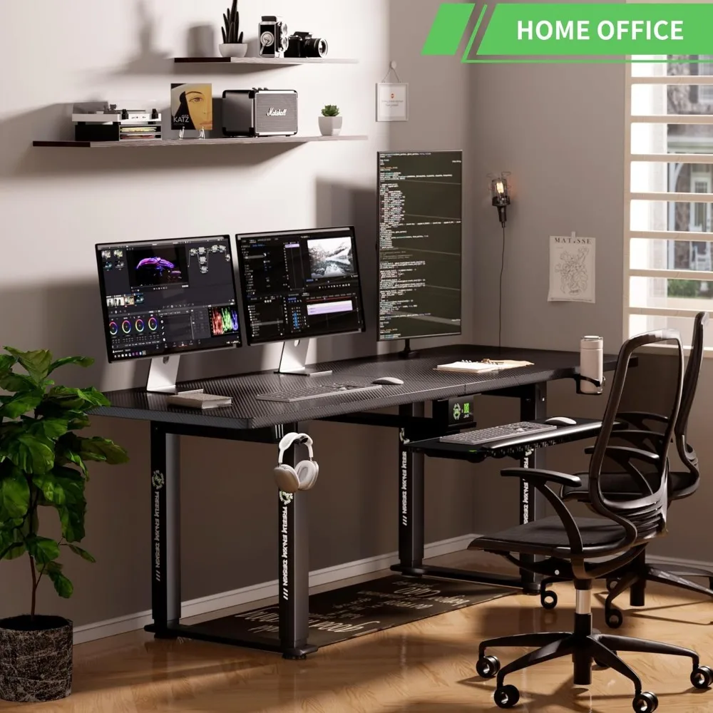 Electric Height Adjustable Standing Desk, 71