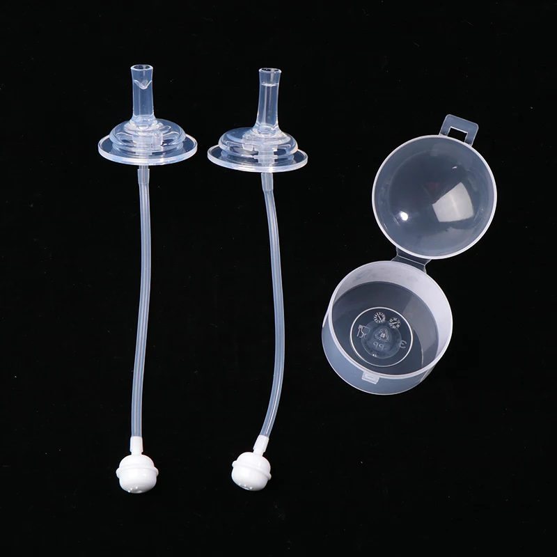 1Pc Soft Silicone Wide Mouth Sucking Nozzle Drinking Cup Straw Conversion Head For Baby Bottle Feeding Bottle Accessories