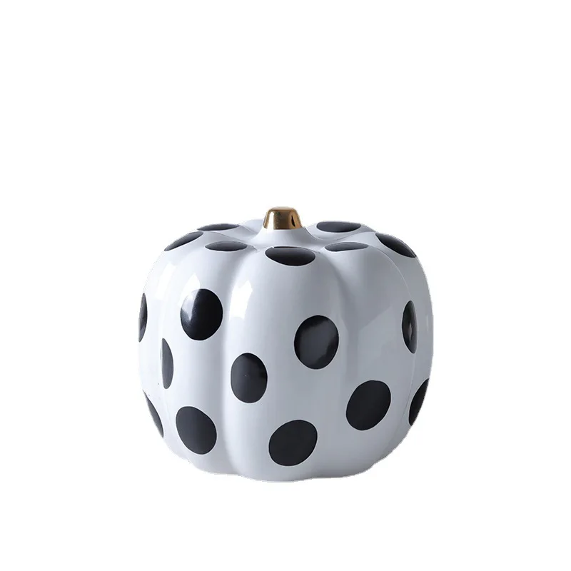 

dot pumpkin ornament ceramic vegetables and fruits TV cabinet porch wine cabinet bookcase bedside table soft decoration