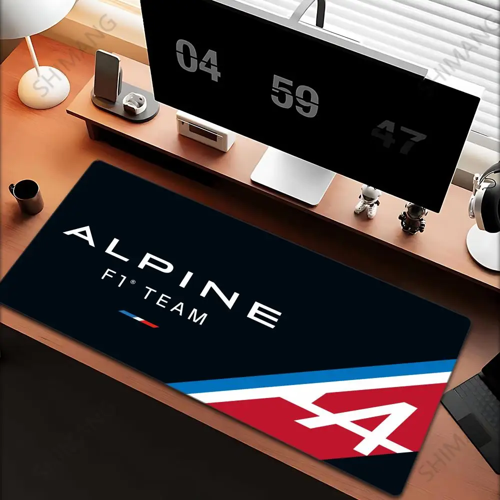 

Alpine Logo Tricolor Mouse Pad Gamer Mousepad Baby Bear Mouse Pad Large Mouse Mat Natural Rubber Desk Rug PC Desk Mats Design