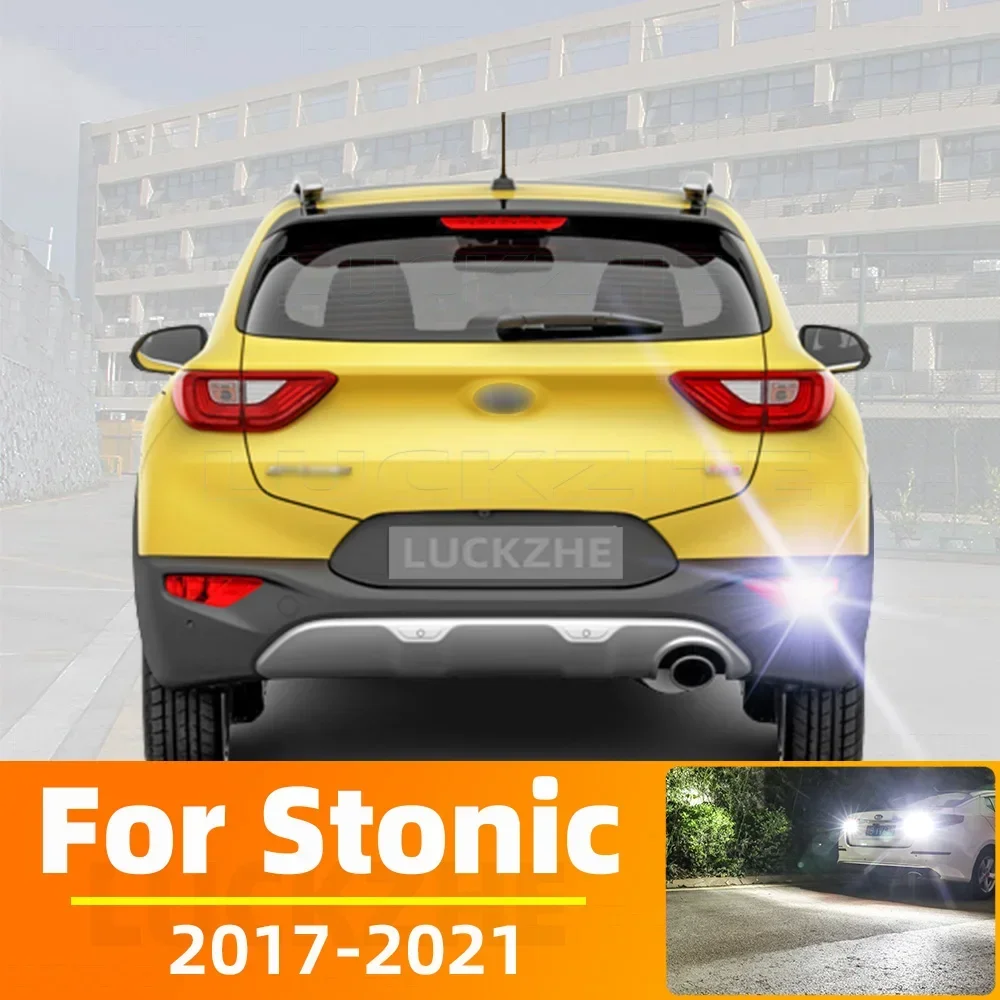 2pcs LED Reverse Light For Kia Stonic Accessories 2017 2018 2019 2020 2021 Backup Back Up Lamp