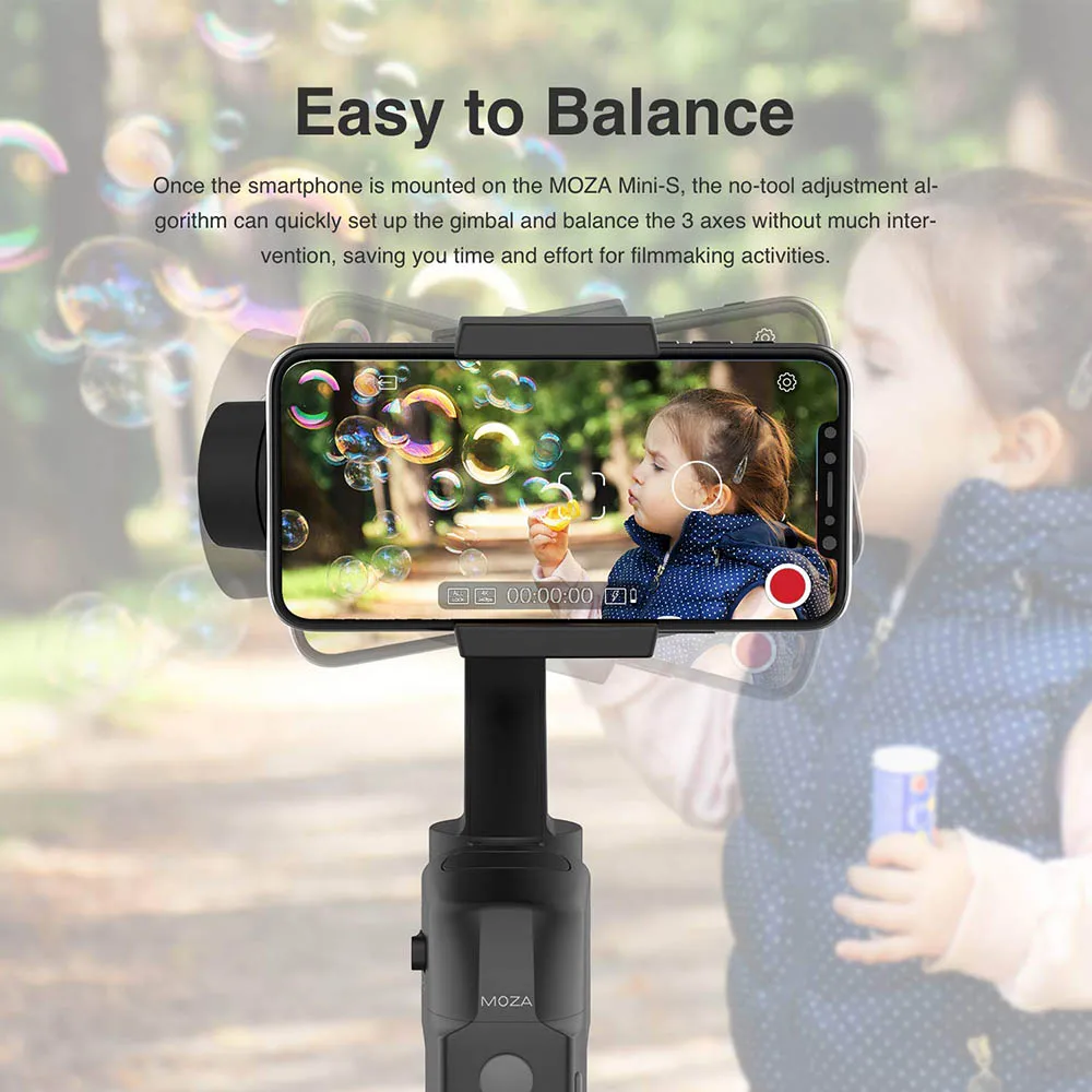 Mini-S 3-osiowy Gimbal Smartphone Gimbal ręczny Vlog stabilizator do P30's postawy polityczne w gładka 4 stabilisateur