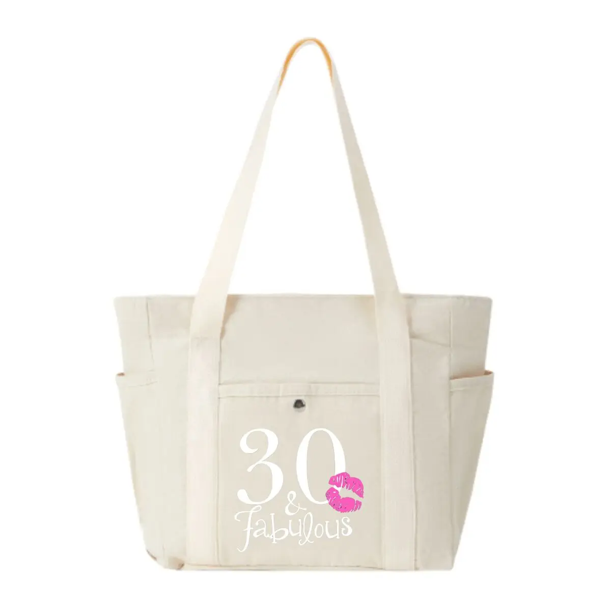 

30 & Fabulous Kiss Art Text Модная пригородная сумка через плечо Легкая сумка для отдыха с ручкой