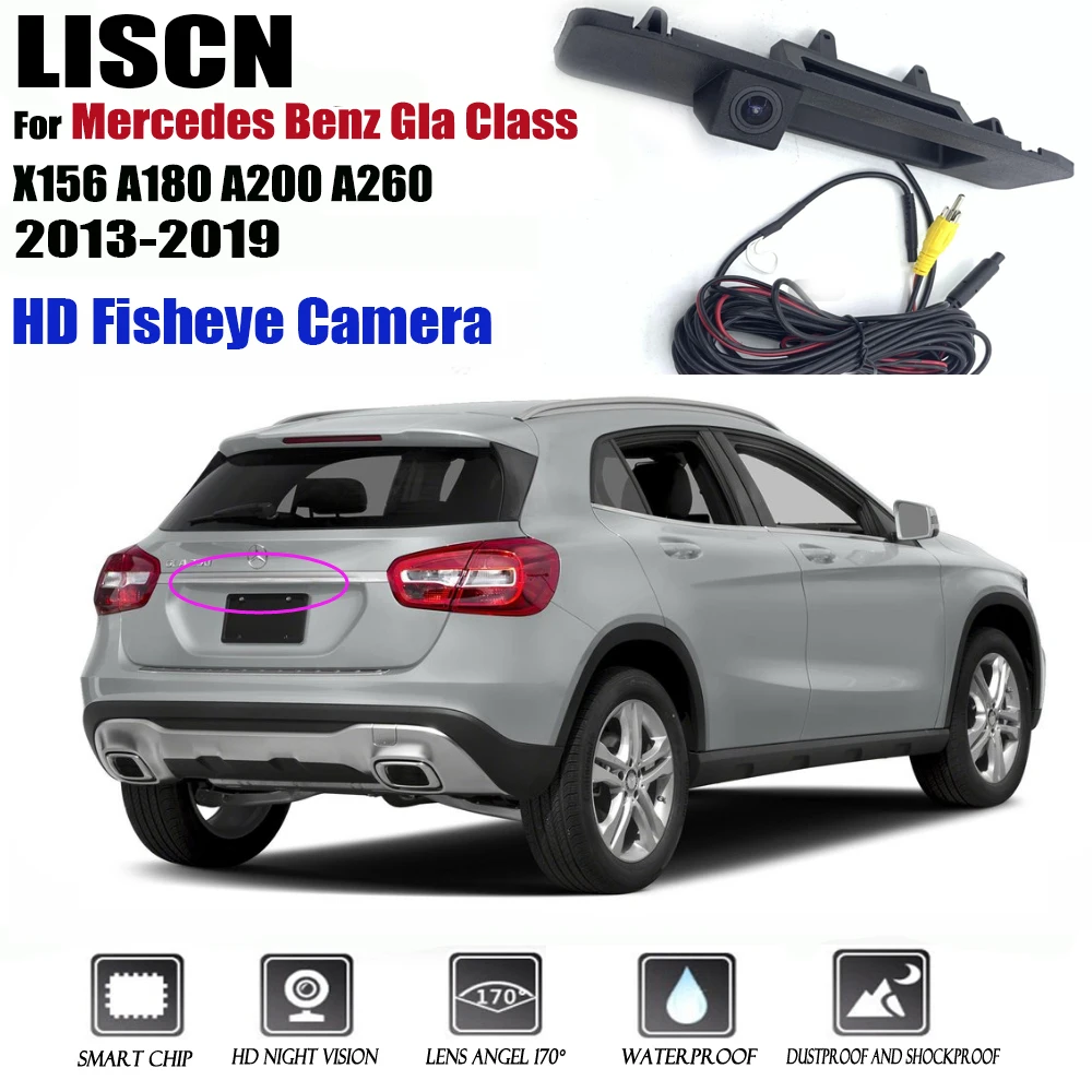 HD Reversing Camera For Mercedes Benz Gla Class X156 A180 A200 A260 Instead Original Factory / Night Visioin Car Handle Camera