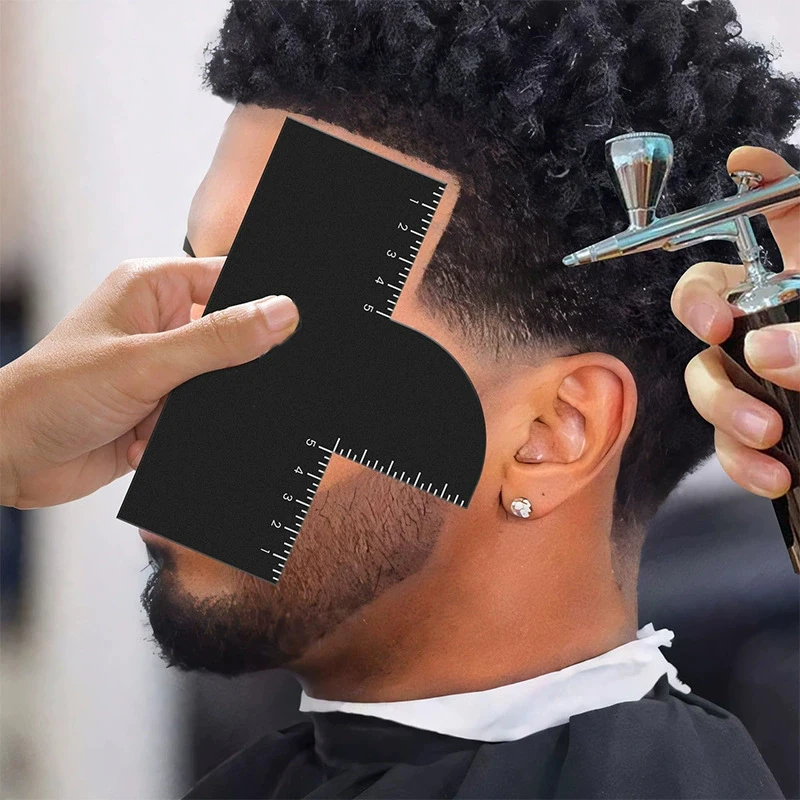 1PC Professional Beard Shaping Tool Hairline Enhancing Card For Precise Beard Shaping Styling Must Have Beard Shaper For Men