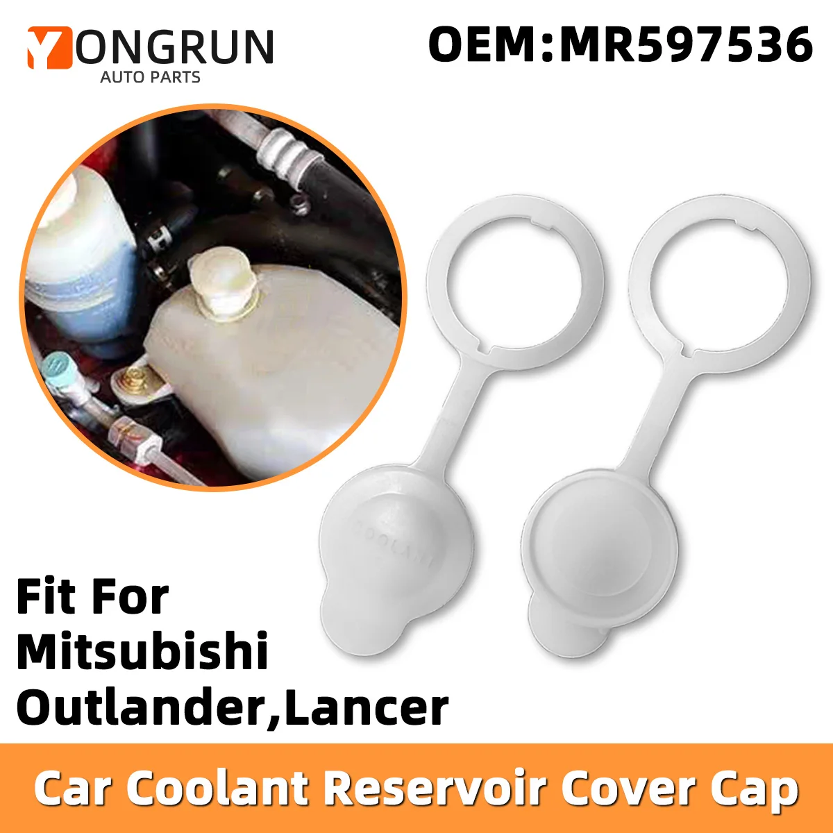 Kühlmittel-Überlaufbehälter-Deckel passend für Mitsubishi Outlander Asx Delica Lancer Galant Fortispajero Montero, MR597536 – Detail 1