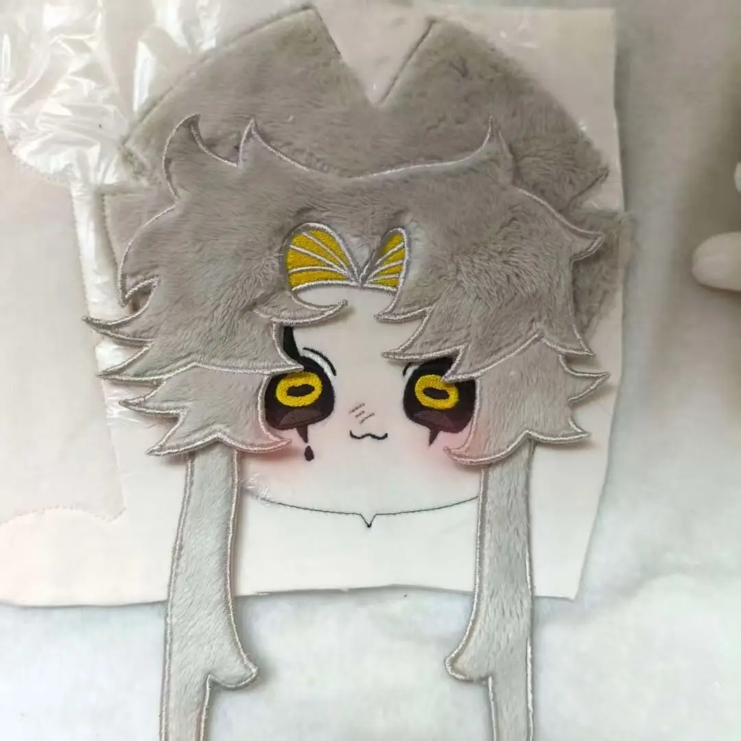 20cm Pierrot Cotton Doll For Diy Dress Up Anime Plush Pendant Accessories Christmas Gift Real Life Plush Toy