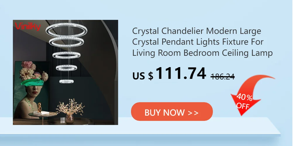 Modern Crystal Ceiling Lamp Led Hanging Lights Home Appliance Dining Room Nordic Loft Chandelier Bedroom Bedside Decora Fixtures