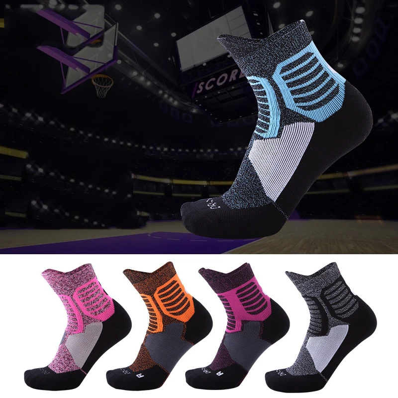 

Men Sock Sports Breathable Women Compression Crossborder Supply Running Riding Cycling Knee high Basketball Biking Hockey Soccer