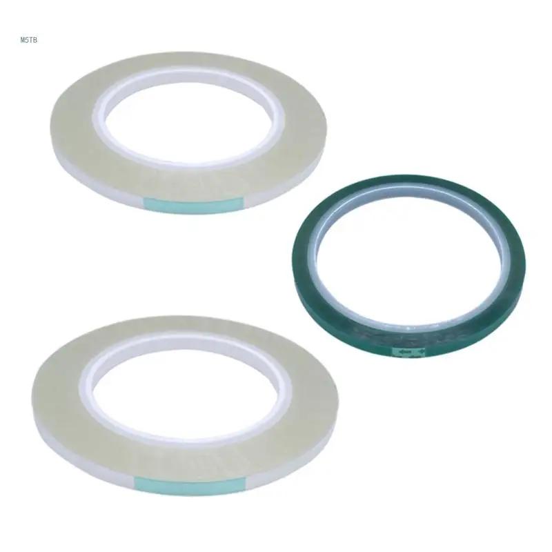 

NEW 1/4" 1PC Green 2PCS Transparency Leader Tape for Reel to Reel Tapes 3PCS Dropship