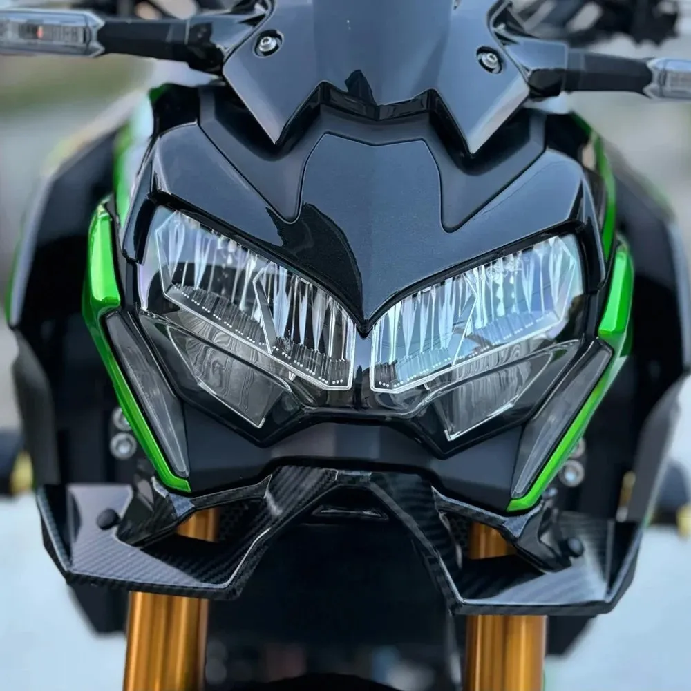 

For Kawasaki Z900 Z 900 ABS SE Z900 Performance 2020 - 2024 Motorcycle Accessories Front Winglet Aerodynamic Wings Spoiler Kit