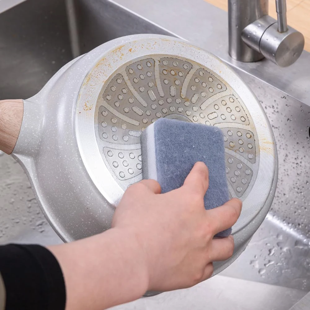 Dwustronna gąbka do szorowania, ściereczka do mycia naczyń, ręczniki do czyszczenia naczyń, gąbki kuchenne, ściereczki Bru Sponge Cloth — zdjęcie 5