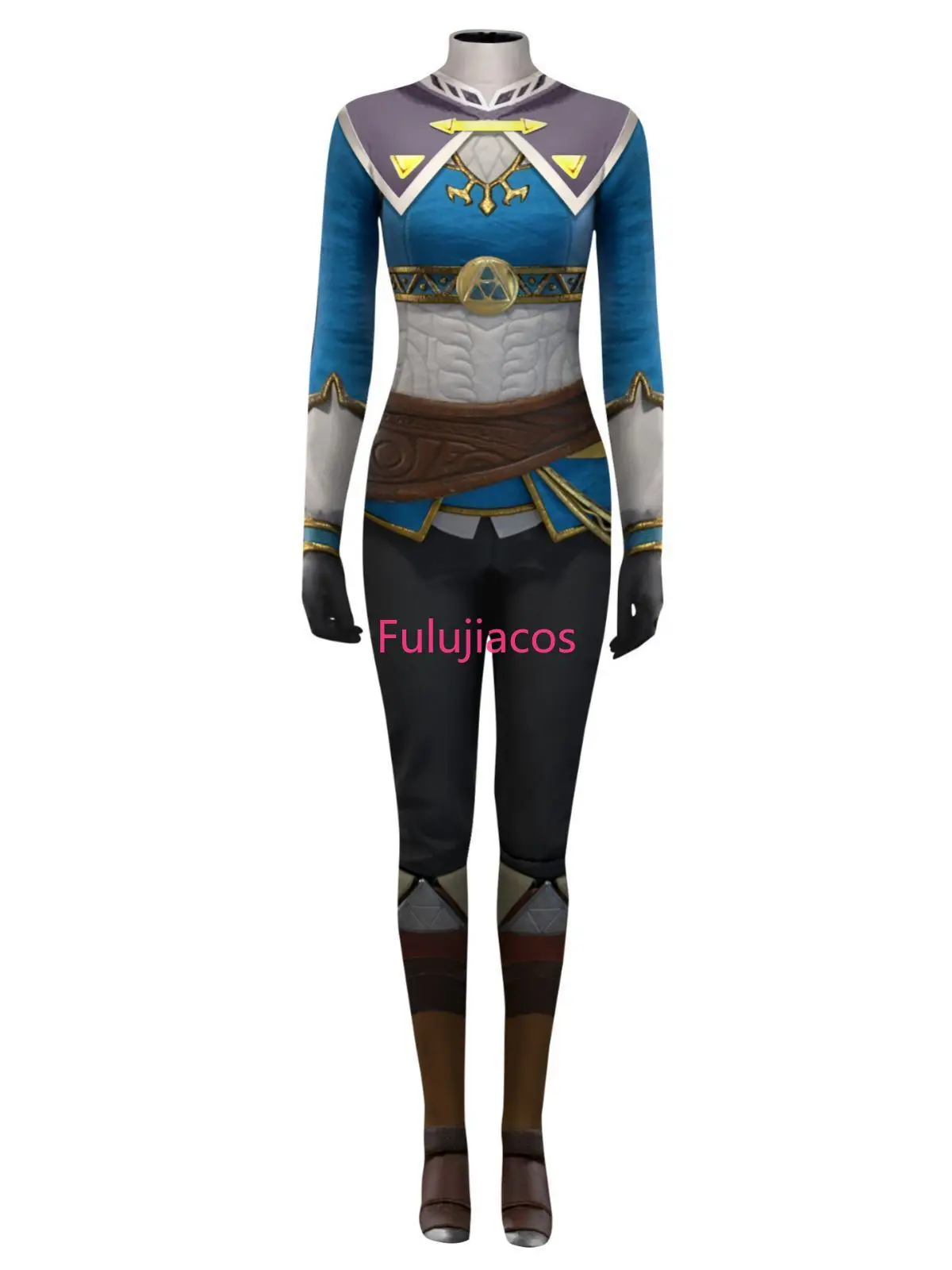 

Fulujiacos Link Zelda Tears of the Kingdom Link Jumpsuit Cosplay Costume