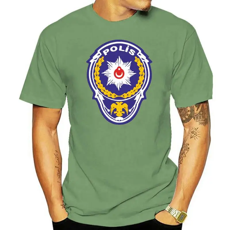 New Tops 2022 Print Letters Men T-Shirt Polis Logo T-Shirt Druck Baumwolle Turkiye Istanbul  T-Shirt