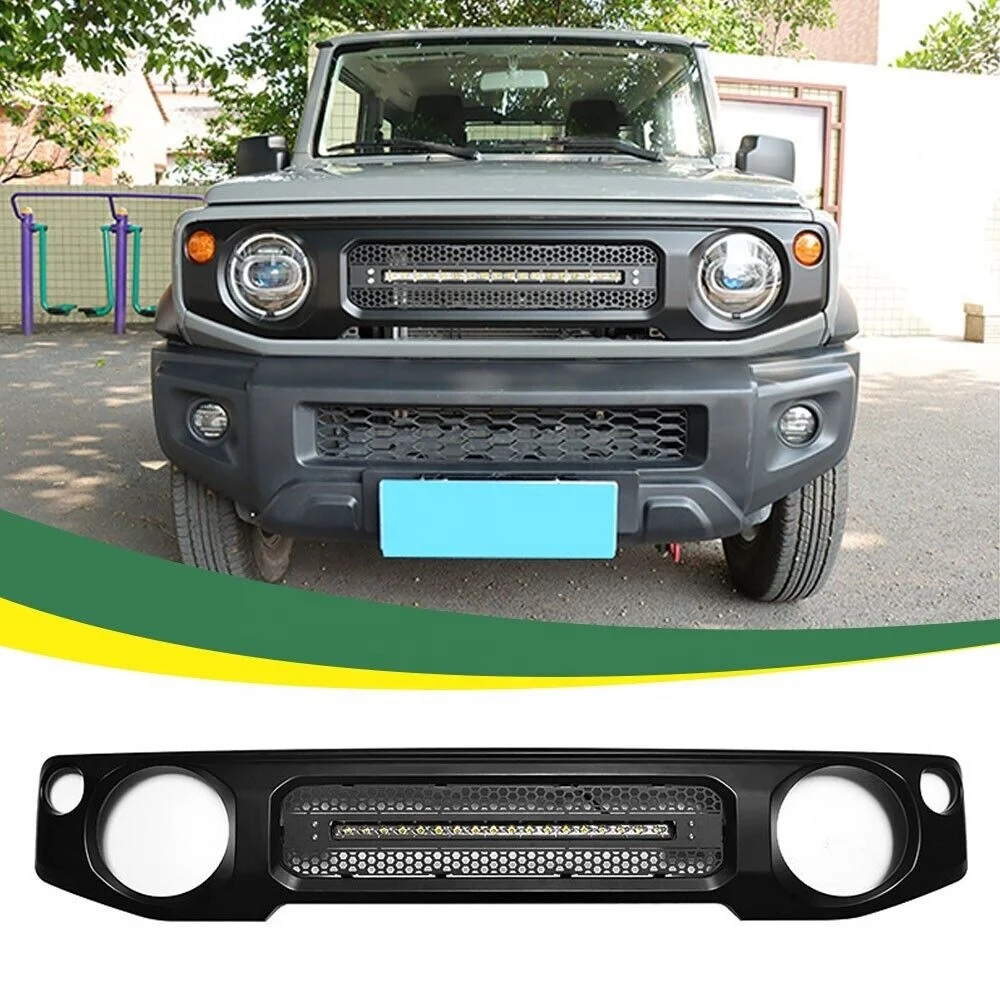 

Front Mesh Grill Bumper Grille for SUZUKI JIMNY JB74W / JB64W 2019-2024
