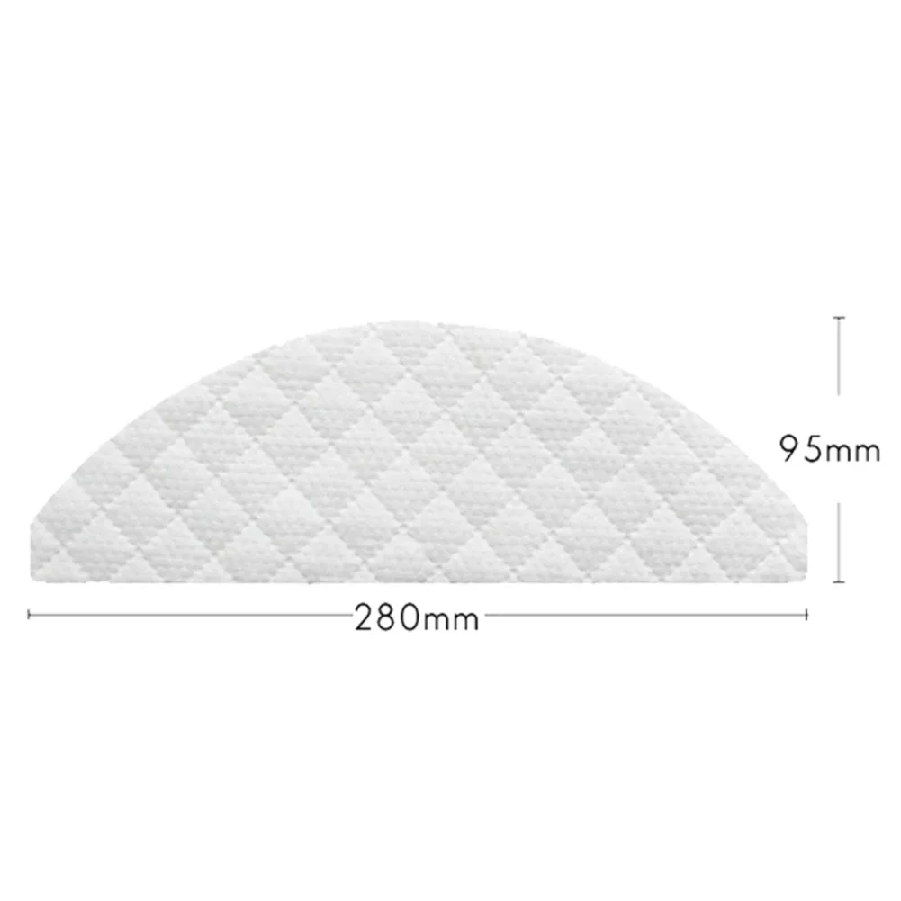 Non-woven Mop Refills Robot Vacuum Mop Cloths Dense Non-woven Fabric Firm Attachment Design Dust And Grime Removal