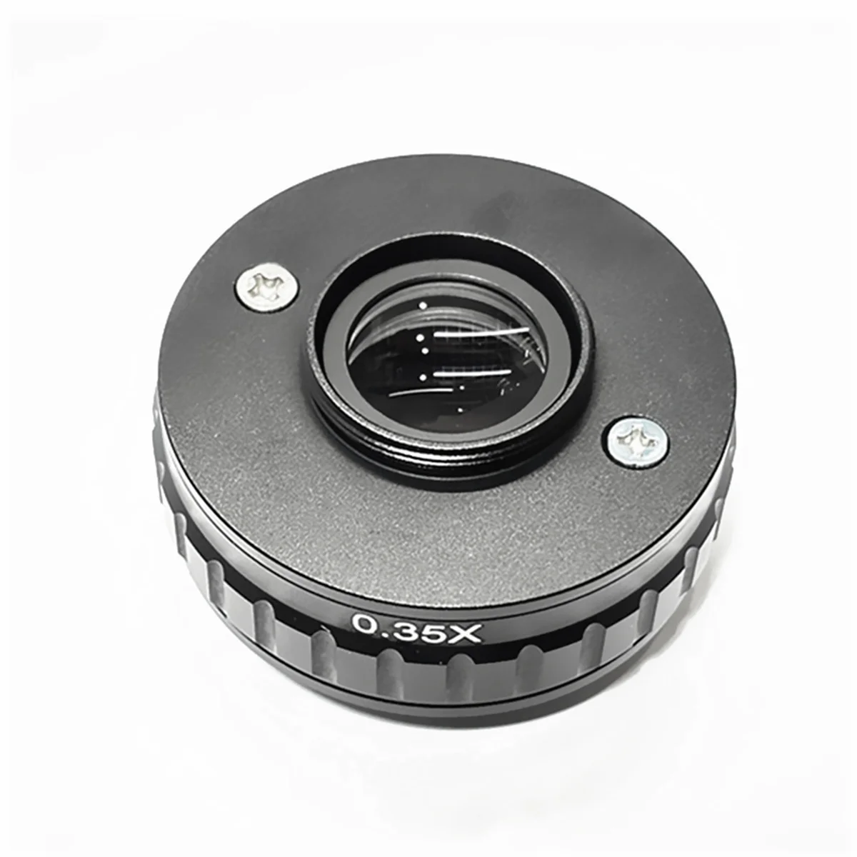 N21R C Mount Adapters Lens 0.35X CCD for Trinocular Stereo Microscope Camera 38MM Interface Increased Field of Vision